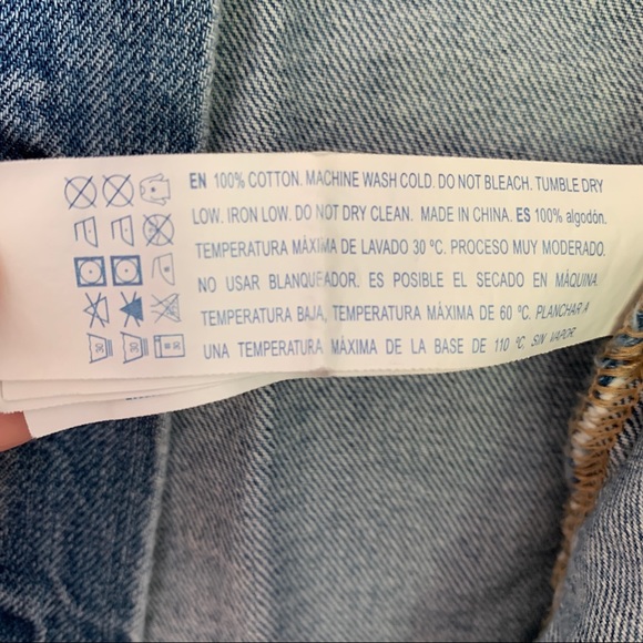 Jean denim jacket distressed - Picture 5 of 5